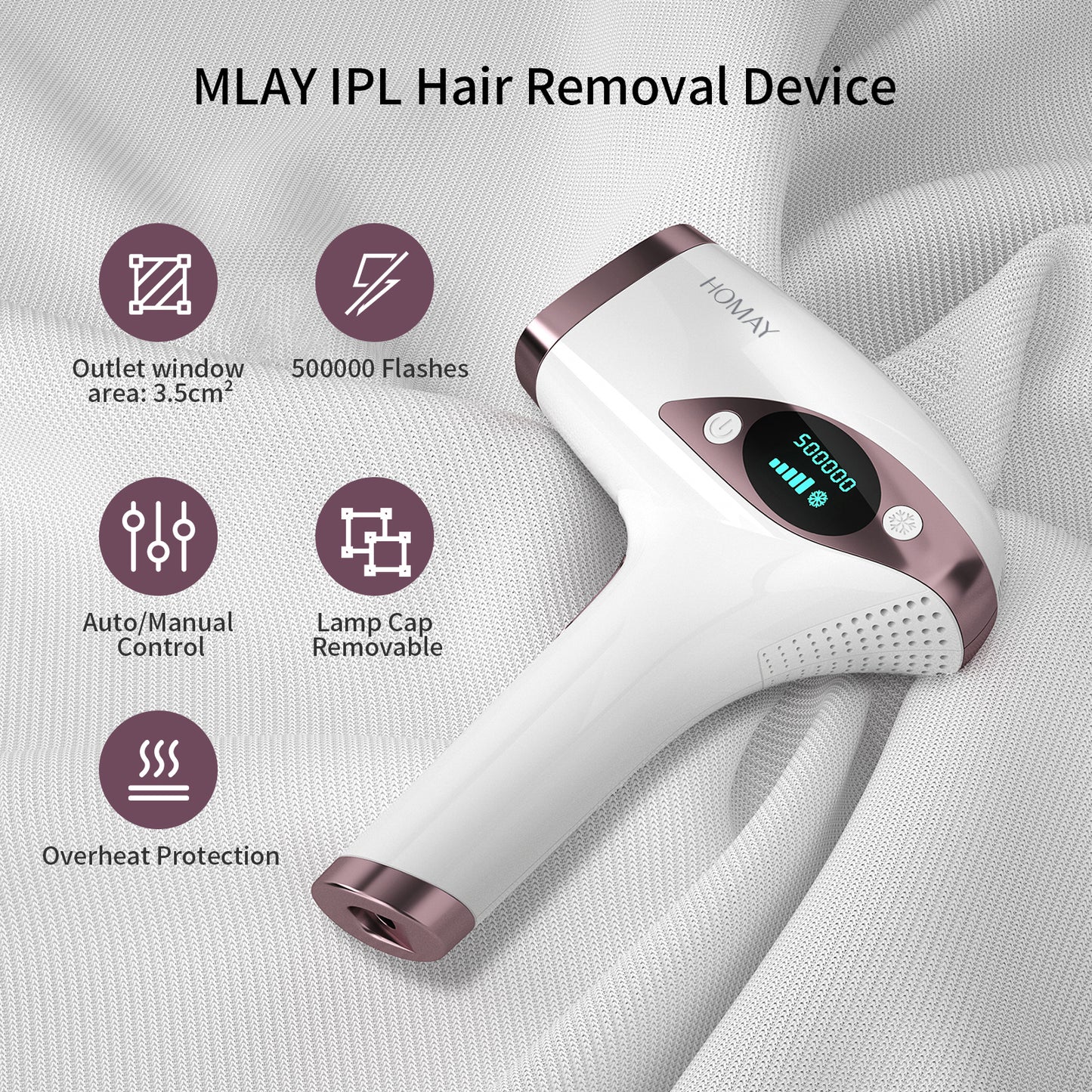 Mlay T4 Laser Hair Removal Device IPL Hair Removal ICE Cold IPL Epilation
